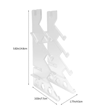 TDHRDHVC Fingerboard Display Rack for Mini Longboard Fingerboard,Robust and Easy to Install (5 Dedicated Display Slots)