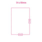 Ultra Pro 54mm X 80mm Board Game Sleeves 50ct (for Catan), Clear