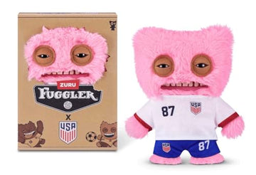 ZURU Fuggler USA Soccer Plush - 9 Inch Funny Ugly Monster Collectible Sports-Themed Plush Toy (Fuggler USA Soccer #87)