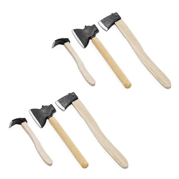 6 Pieces Miniature Axe Dollhouse Accessories,1/12 Miniature Axe Dollhouse Decoration Model DIY Decoration Props Accessories