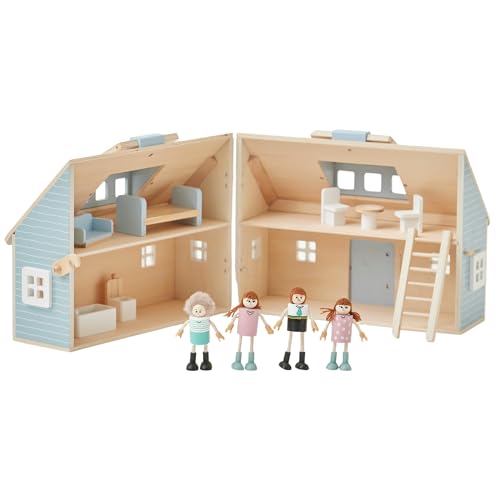Olivia's Little World Wooden Cottage Dollhouse