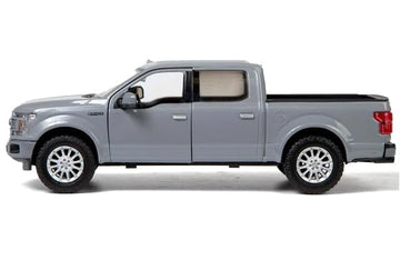 2019 F 150 Limited Crew Cab Pickup Truck Gray Timeless Legends Series 1/24-1/27 Diecast Model Car by Motormax 79364GRY
