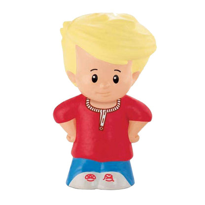 Replacement Part for Fisher-Price Little People Around The Farm Mega Set Playset - CBG45 ~ Replacement Little Boy Eddie Figure ~ Red Shirt - Blue