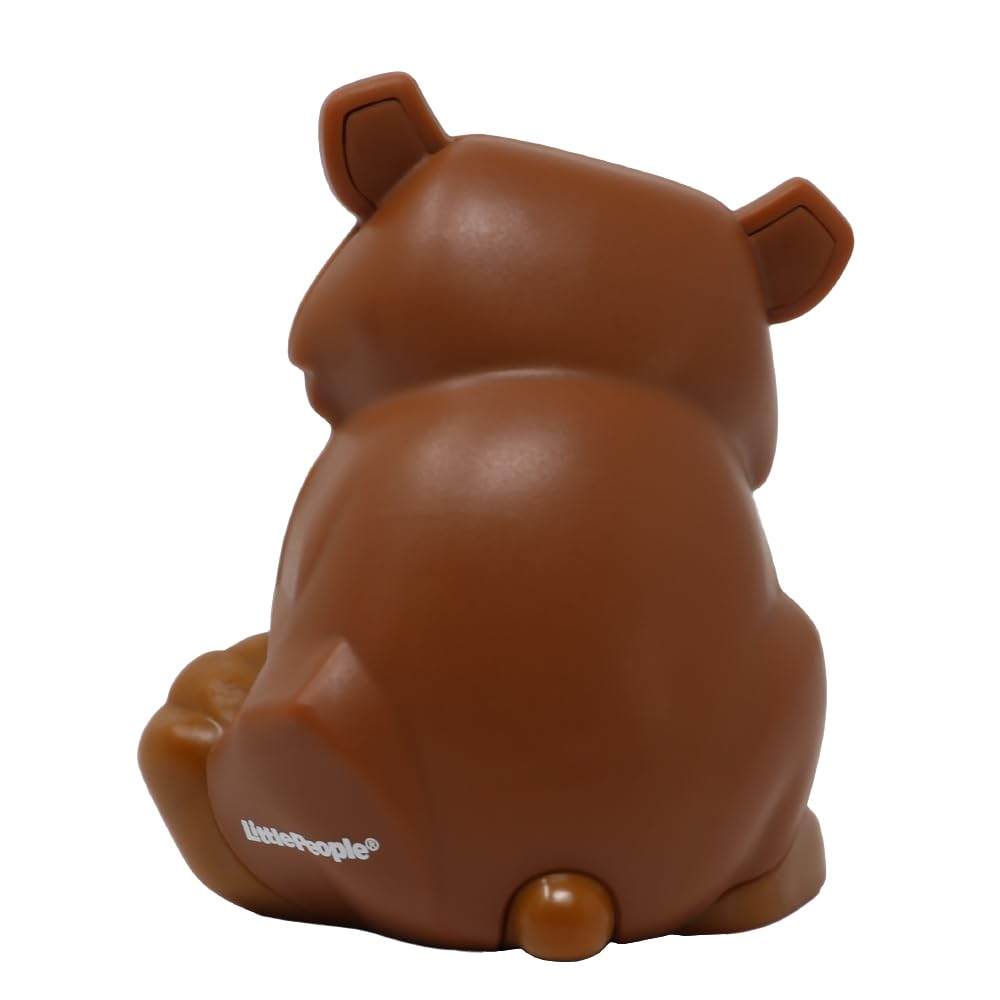 Fisher-Price Replacement Part for Collectible Little People Alphabet Fun Zoo Safari Farm Playset JGR92 - Replacement Letter B Brown Bear with Fish