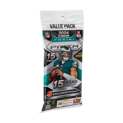 2024 Panini Prizm NFL Football Trading Cards Fat Pack
