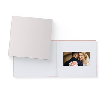 Heirloom Video Book - 7" HD Screen for Custom Memory Gift - Wedding Birthday Anniversary Mother's Day - 1 Hour Video Photo Keepsake - USB Rechargeable
