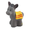Mattel Replacement Part for Fisher-Price Little People Nativity Set - J2404 - Replacement Donkey in a Yellow Blanket Figure
