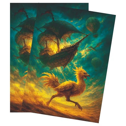 MTG Sleeves by Arcanum Industries, 103 Matte Card Sleeves for Magic The Gathering & TCG - Premium Shuffle Feel & Borderless Art with Black Interior