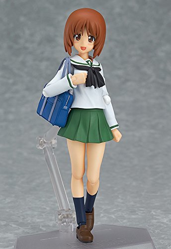 Max Factory Girls Und Panzer: Miho Nishizumi Figma Action Figure (School Uniform Version)