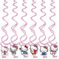 24pcs Children Party Hanging Swirls, Children Ceiling Streamers Birthday Decorations (1)