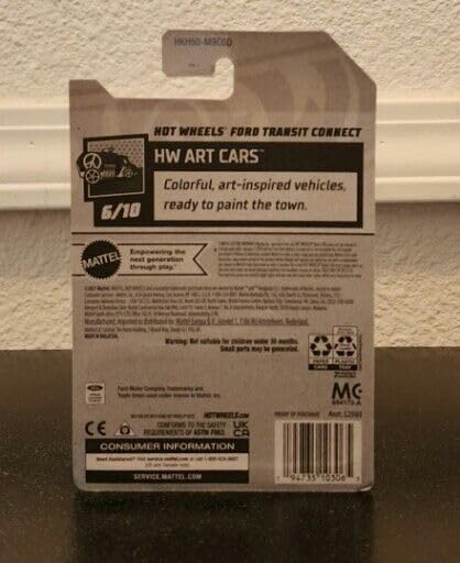 Hot Wheels Ford Transit Connect 6/10 [ Gray ] 64/250