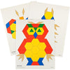 LEARNING ADVANTAGE Pattern Block Activity Cards, Set of 20