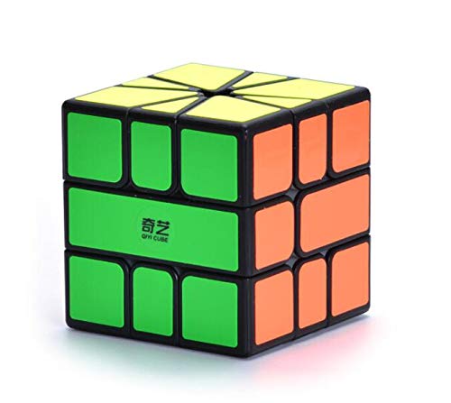 CuberSpeed Qiyi Square one Black Speed Cube QY Toys Square SQ1 Speed Cube Puzzle