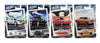 Hot Wheels National Icons Collection - Silver Series Premium 4?Car Die?Cast Set, 1:64 Scale, Ages 3+ (Bundle of 4)