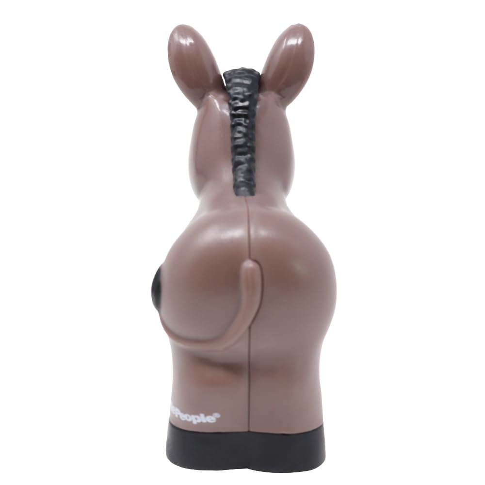 Fisher-Price Replacement Part for Collectible Little People Noah's Ark Zoo Safari Jungle Animals Playset JLV11 - Replacement Dark Gray Donkey Figure