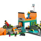 LEGO My City Street Skate Park Building Toy Set, Includes a Skateboard, BMX Bike, Scooter and in-line Skates, Plus 4 Minifigures for Pretend Play, Fun