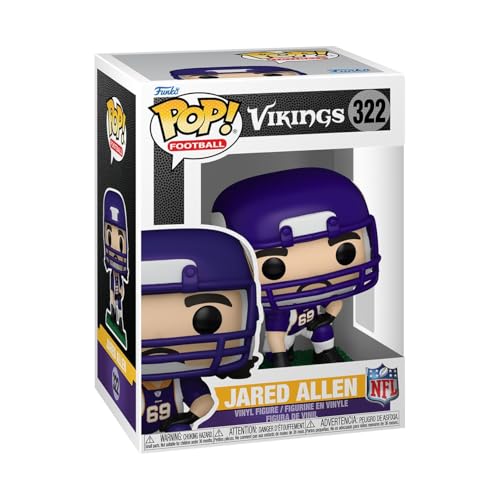 Funko Pop! NFL: Legends - Jared Allen - Vikings - Collectable Vinyl Figure - Gift Idea - Official Merchandise - Toys for Kids & Adults - Sports Fans