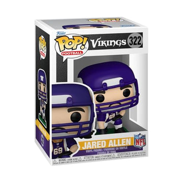 Funko Pop! NFL: Legends - Jared Allen - Vikings - Collectable Vinyl Figure - Gift Idea - Official Merchandise - Toys for Kids & Adults - Sports Fans