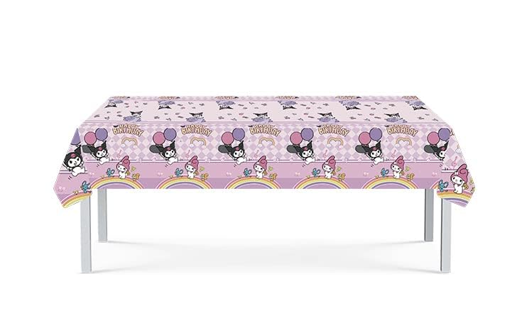 HABITZ 2pcs Children Birthday Party Tablecloth Table Cover,Children Birthday Supplies Decorations (2)
