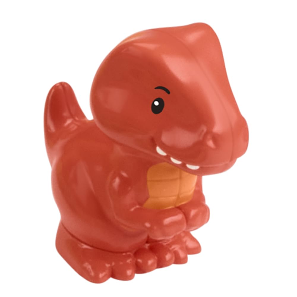 Fisher-Price Replacement Part Little People Dinosaur Village Playset HYH66 - Includes 1 Orange Raptor Dinosaur Figure