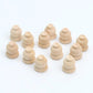 AirAds Dollhouse 1:12 Miniature Furniture Legs Bookcase Hutch Legs Unfinished Wood (Set 4pcs)