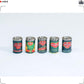 1:12 Scale Miniature Food Cans 5-Pack - Dollhouse Kitchen Accessories with Realistic Details, Miniature Décor for Miniatures and Tiny Kitchen Props
