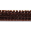 Fibre Craft Fuzzy Stix Chenille Stems 6mm 12" 25/Pkg-Brown