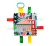 Baby Jack & Co 8x8” Learning Lovey Philadelphia Pennsylvania Tag Toys for Babies - Baby Crinkle Toys - Soft & Safe - Learn USA Cities and Shapes