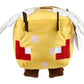 Minecraft Angry Bee Plush Character, 8-inch Collectible Soft Doll Inspired by The Video Game with Bonus Sticker