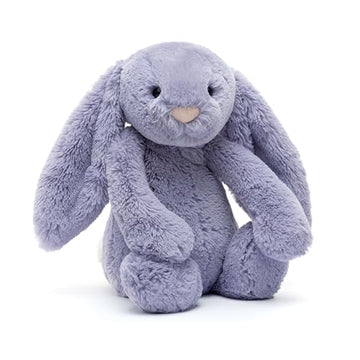 Jellycat Bashful Viola Bunny Stuffed Animal Plush Toy, Medium, Purple