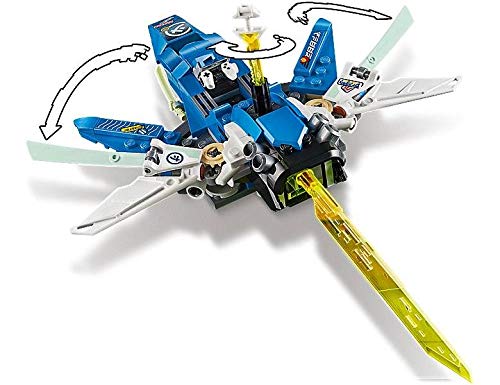 LEGO NINJAGO Jay and Lloyd’s Velocity Racers 71709 Building Kit for Kids and Hot Toys (322 Pieces)