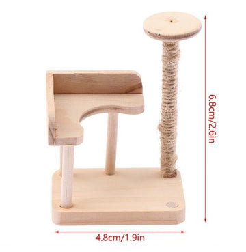 1:12 Scale 1/12 mini Furniture minihouse Miniature Cat Climbing Frame Miniature Cat Tree Farm Animals for Cat Tower Home Furniture Miniature Tower