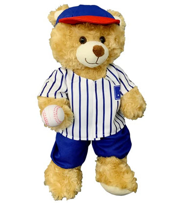 All-Stars Baseball Uniform for Stuffed Animal Teddy Bear - Fits Most 14"-18" Plush Soft Toys Sports Players Costume Plushie Buddy Bear - Playtime