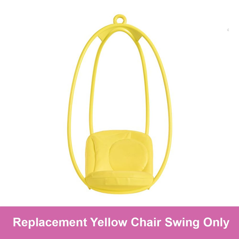 Replacement Part for Barbie Doll Dreamhouse Doll House Playset HMX10 - Replacement Yellow Chair Swing