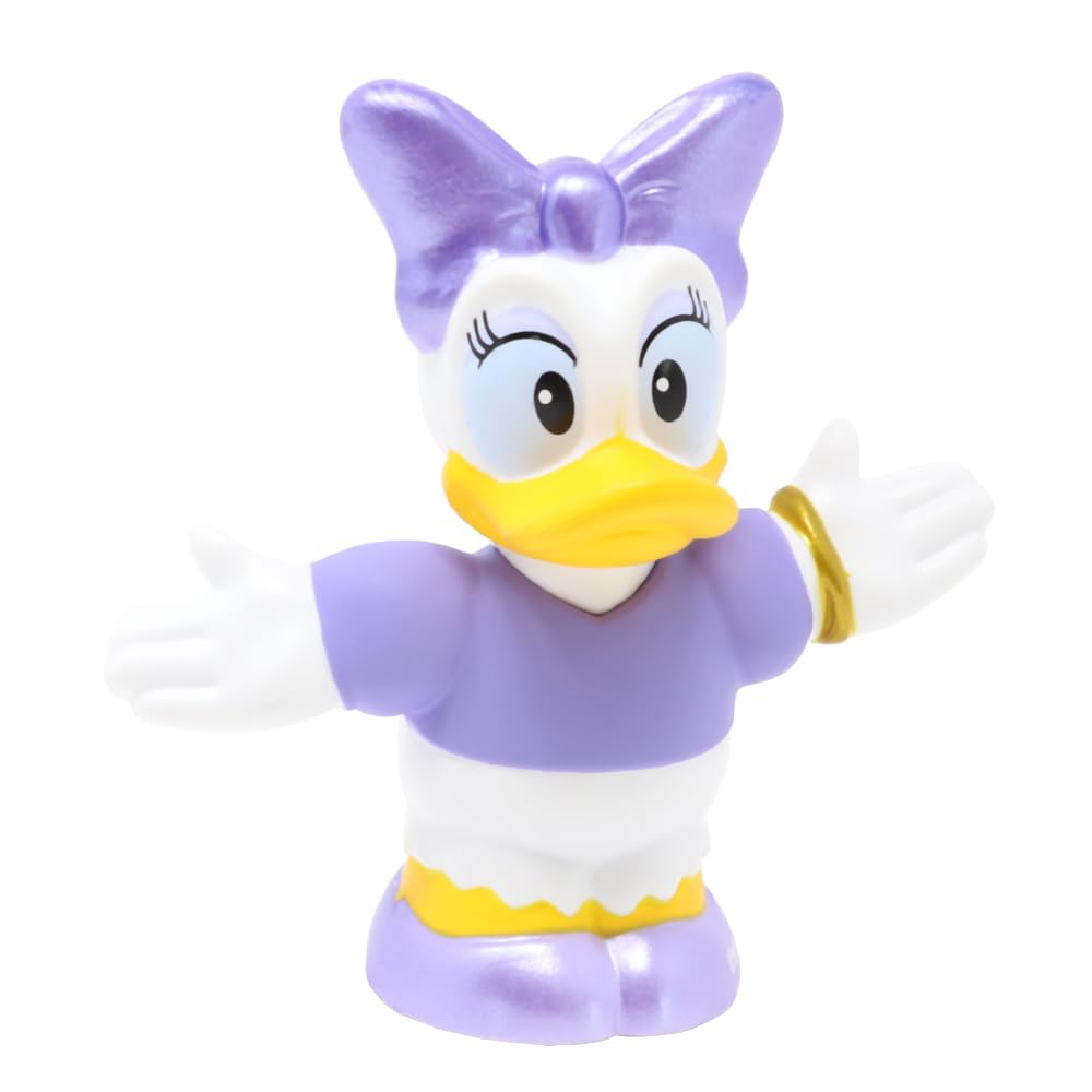 Fisher-Price Replacement Part for Collectible Little People Mickey and Friends Dollhouse Playset JHD08 - Replacement Classic Daisy Duck Figure Dressed
