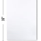 108 Jumbo Size Sheets (11" x 16") of Art Paper for Kids. Great as Watercolor Paper, Finger Painting, Drawing and Doodling - Heavy Stock, Loose White