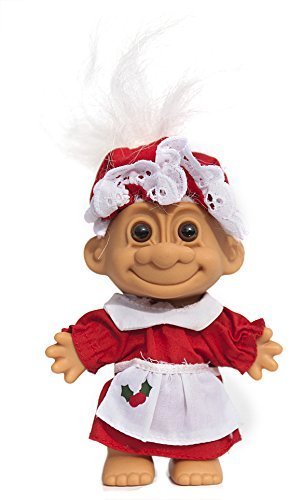 Russ Berrie..... Mrs Claus, with White Hair by Good Luck Troll