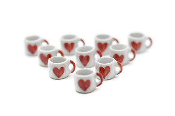 10 Darling Coffee Mug Tea Cup Dollhouse Miniatures Food Kitchen