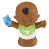 Replacement Figure for Little People African-American Cuddle 'n Play Babies Nursery - GPM35 ~ Replacement Baby ~ Black Hair, Green Star Shirt, Blue