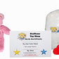 Make Your Own Stuffed Animal Mini 8 Inch Pink Heart Patch Bear Kit - No Sewing Required!
