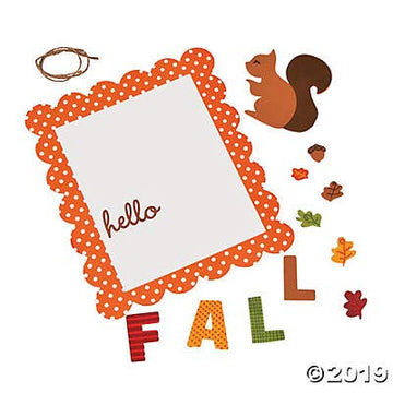 Hello Fall Sign Craft Kit - Makes 12 - Crafts for Kids and Fun Home Activities