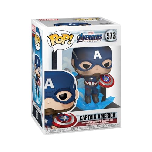 Funko POP! Marvel: Captain America with Broken Shield & Mjolnir