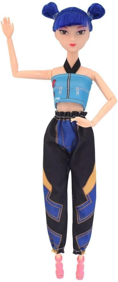 OLKIHNSDU Demon Hunters 11.5'' Fashion Doll for,Articulated Girl Group Doll,Perfect Christmas and Birthdays Toy Gift for Girls Fans