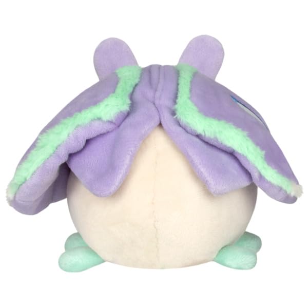 Squishable - Party Snacker Lilac Luna Moth - Garden Collection - 7 in - Soft Toy Collectible Stuffed Animal - Beans