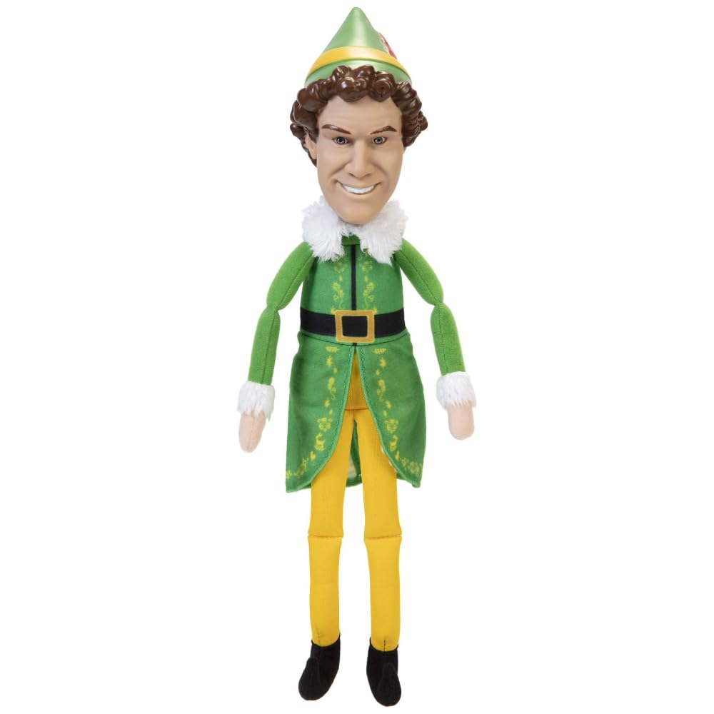 Jakks Holiday Elf Buddy The Elf Talking Plush with 15 Phrases Approximately 12-Inches in Height