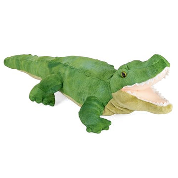 Wild Republic Green Alligator Plush, Stuffed Animal, Plush Toy, Gifts For Kids, Cuddlekins, 23"