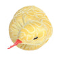 Aurora® Playful Snake Wrist Wranglers™ Albino Burmese Python Stuffed Animal - Vibrant Colors for an Eye-Catching Design - Perfect for Kids, Adults