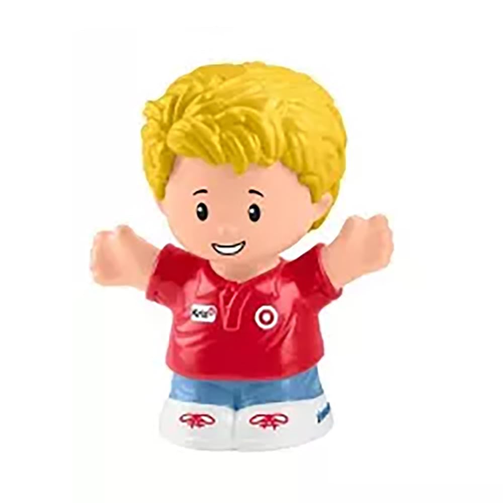Fisher-Price Replacement Part for Collectible Little People Target Run Dollhouse Playset HXX97 - Replacement Target Employee Kris Figure