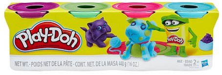 Play-Doh 4-Pack of Colors 16oz Gift Set Bundle Gift Set Gift Toy for Boys and Girls (12 Cans & 48oz Total) - 3 Pack (3 pack of 4, Variety)