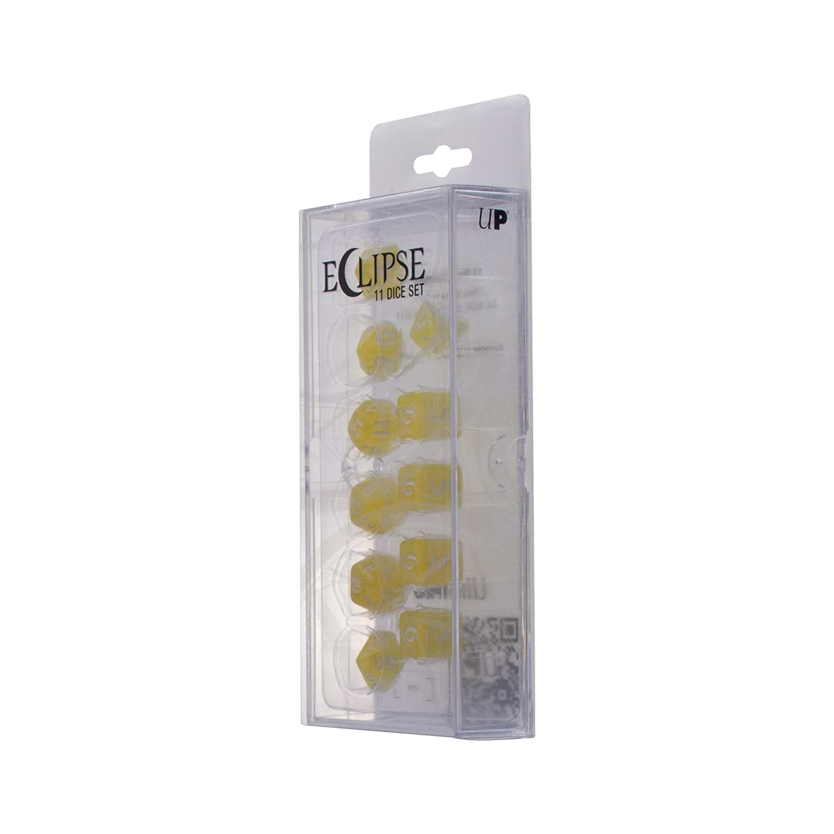 Ultra PRO - Eclipse 11 Dice Set (Lemon Yellow) - Great Dice Set for All Kinds of Card Games and Board Games Such As, DND, MTG, and RPG - UP Your Game